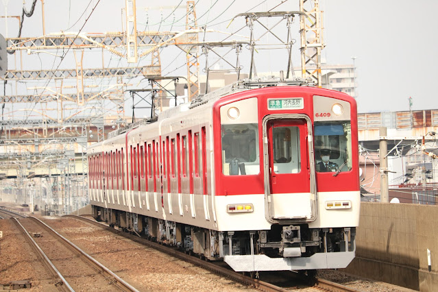 近鉄南大阪線撮影記  針中野駅6407系(6409F)準急河内長野行き