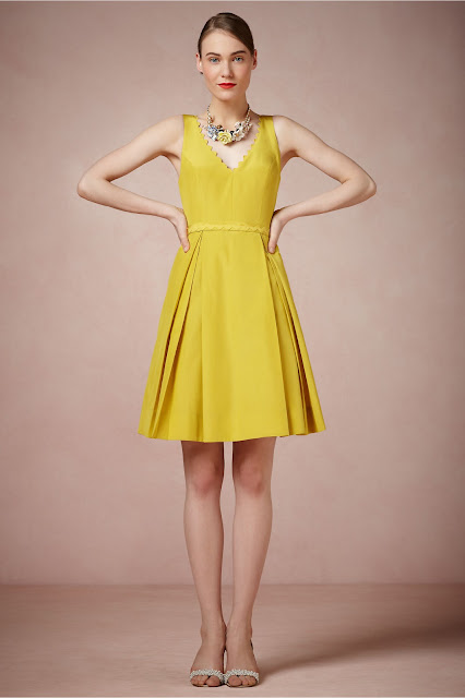 bright yellow Bridesmaid Dresses by BHLDN