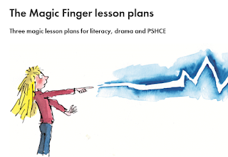 http://www.roalddahl.com/create-and-learn/teach/teach-the-stories/the-magic-finger-lessons