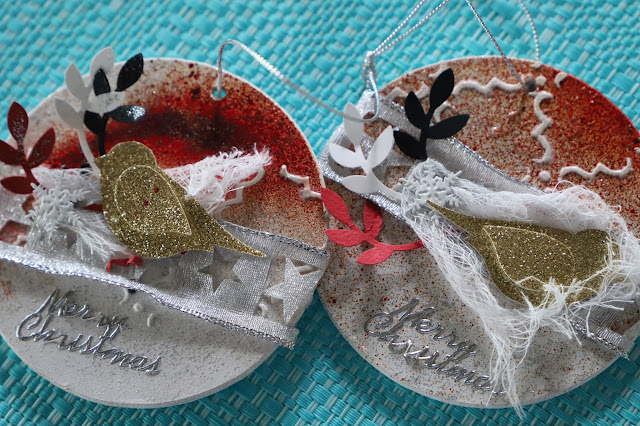 Christmas Wood Mixed Media Coasters