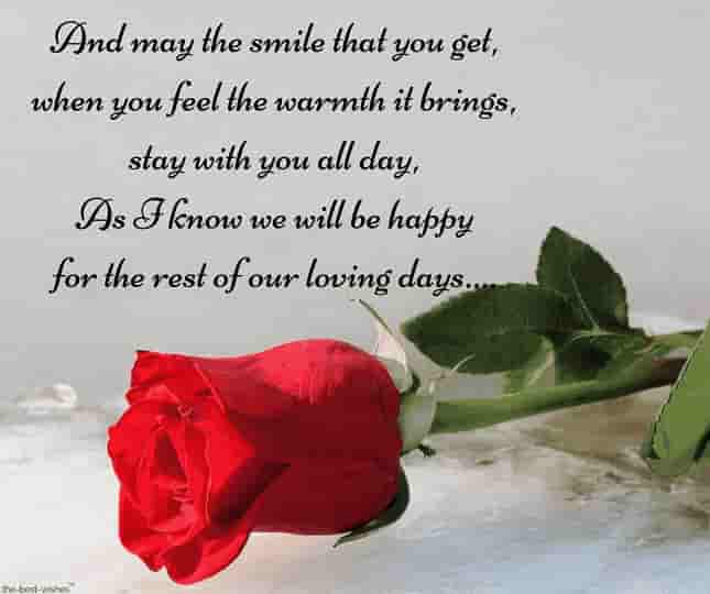 romantic poem for him with red rose