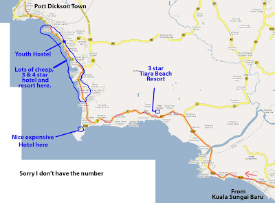 Peter's Cycle Tour: Map reference from Melaka to Port 
