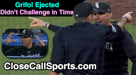 MLB umpire Erich Bacchus (101) in the first inning during a