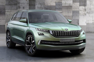 Skoda VisionS Concept (2016 Rendering) Front Side