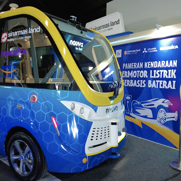Autonomous Vehicles (AV) Pertama di Indonesia dalam Kawasan BSD City