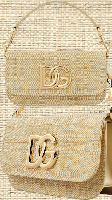 ♦Dolce & Gabbana 3.5 raffia shoulder bag #brilliantluxury