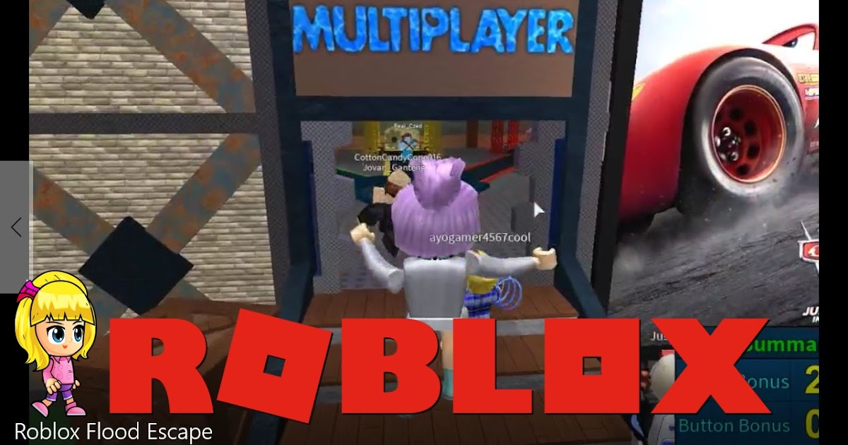 Chloe Tuber Roblox Flood Escape Gameplay - roblox flood escape 1 music