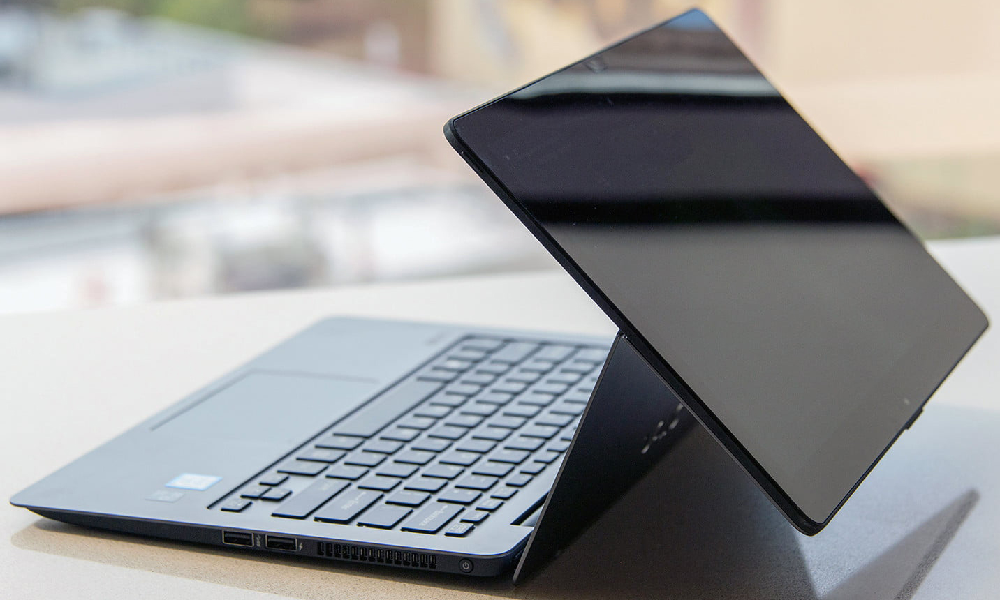 Side view of the Vaio Z Flip.