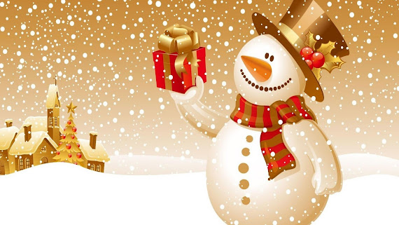 download besplatne Božićne pozadine za desktop 2560x1440 čestitke blagdani Merry Christmas snjegović