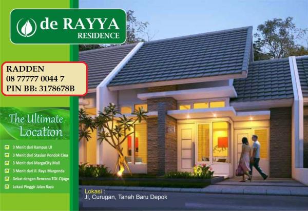 DataRumah: De Rayya Residence, Rumah Minimalis Baru di 