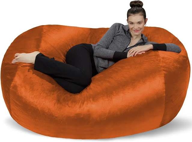 9- Plush sofas bean bag by sofa pack