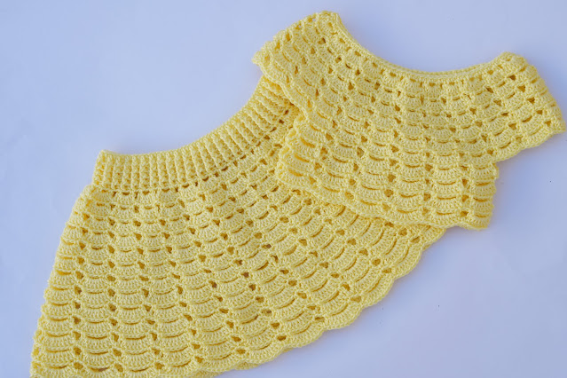 1 Crochet Imagen Falda a conjunto con blusa de verano a crochet Majovel Crochet facil sencillo bareta paso a paso DIY