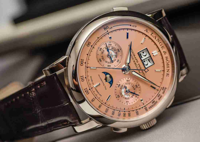 2019 February Recommend: Germany Made Replica A. Lange & Söhne Datograph Perpetual Tourbillon Pink Gold Dial Watches