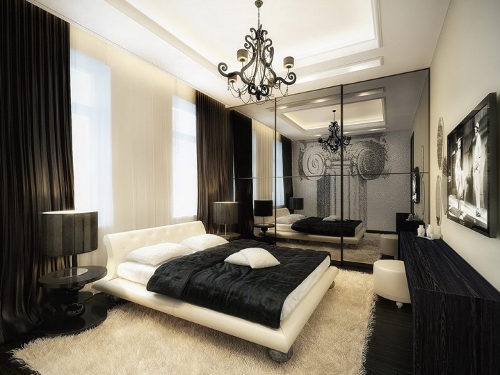 The Furniture Today: Black And White Bedroom Decorating Ideas