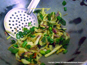 saute onion after tempering