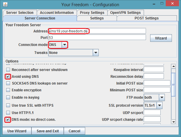 Your Freedom DNS Tunneling Software