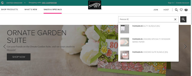 Nigezza Creates Stampin' Up! New Shopping Website: Guide to using it