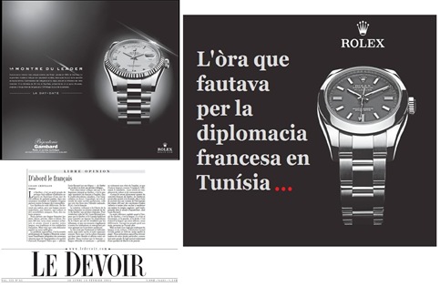 l'ora fauta ambe LeDevoir