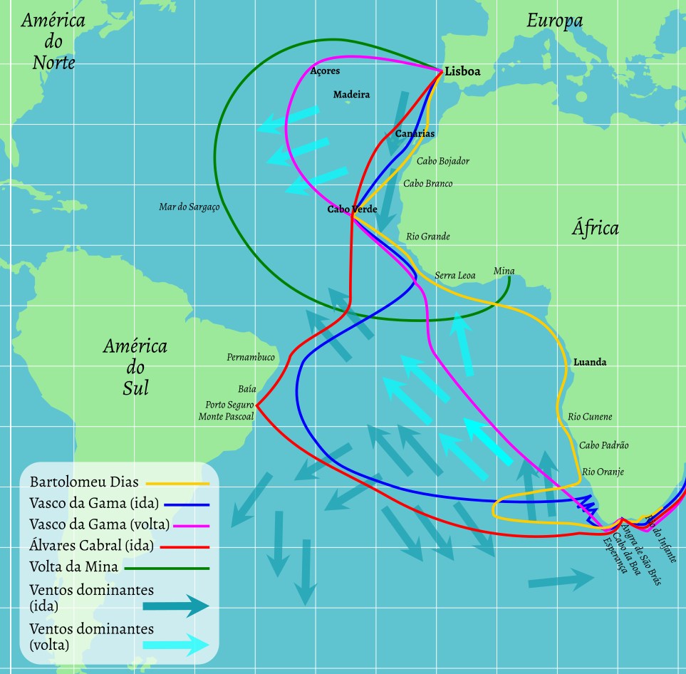 mapa dos descobrimentos - Afinal o que é que os portugueses descobriram?