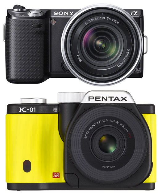 sony nex pentax k01 marc newson