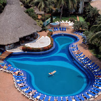 imagen del Hacienda Hotel Spa & Beach Club con vista de zona de descanso 