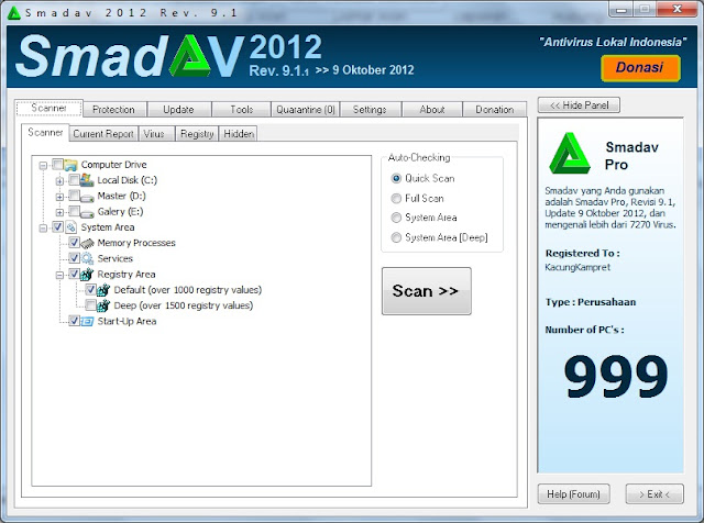 Download Smadav 9.1 PRO + Keygen Terbaru 2012