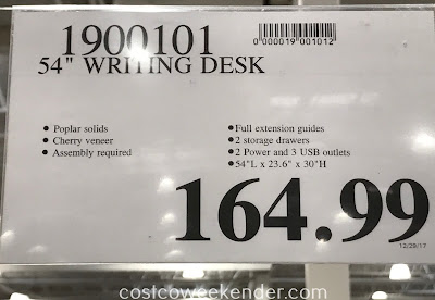 Deal for the 54-inch Writing Desk at Costco