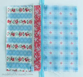 Double Zipper Pouch/Pencil Case Tute by Chris Dodsley @madebyChrissieD.com
