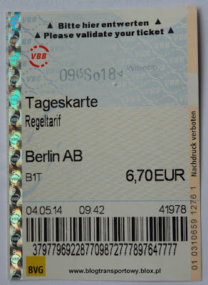 Tageskarte Berlin AB