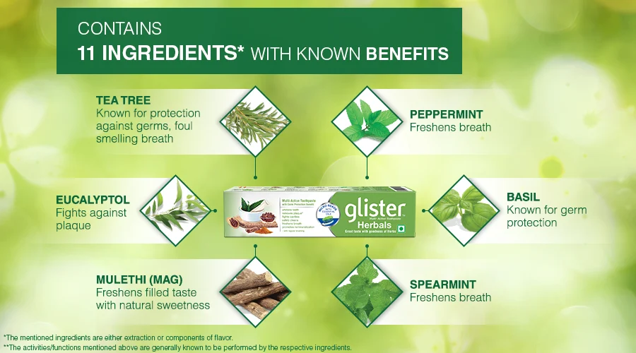 glister herbals, amway glister herbals, glister herbal amway, glister herbal toothpaste amway, glister herbal toothpaste benefits,