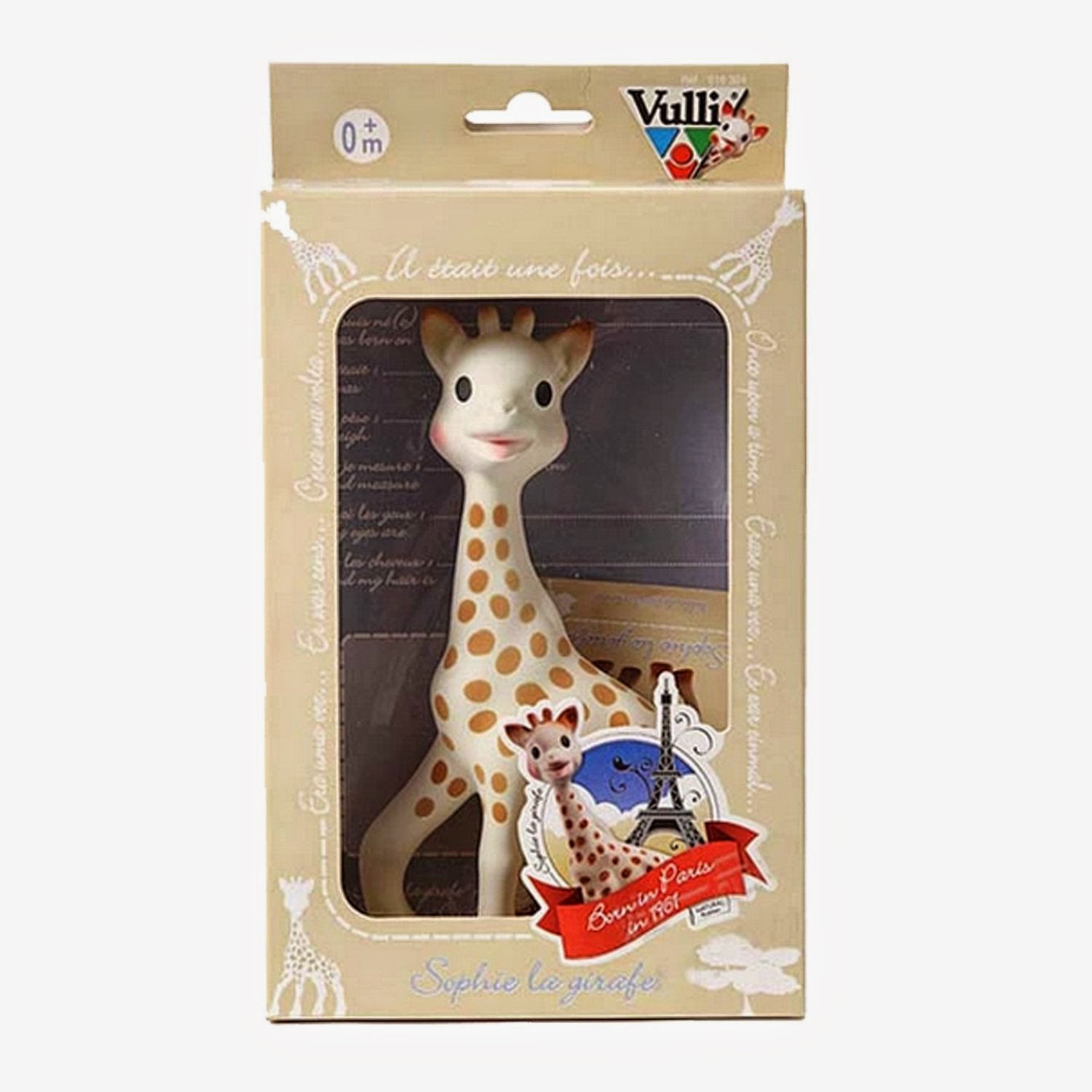Vulli Sophie the Giraffe Teether, Blueproton Brown