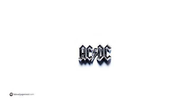 3D AC DC Logo 4K HD Wallpaper