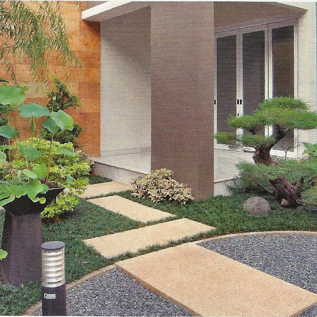 Desain model taman depan rumah 2016