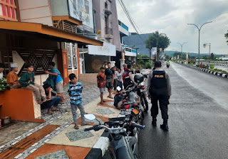 Personel  Polres Parepare Diterjunkan Untuk Melakukan Penindakan Terhadap Pelaku Balap Liar