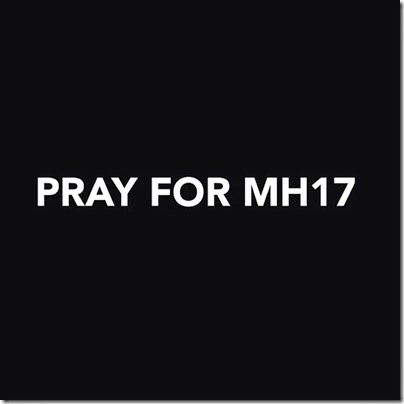 Pray for MH17 via Kary Ng FB