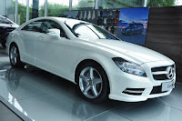 Mercedes CLS 350 AMG 2014 kiểu dáng đẹp mắt và thể thao ngoại thất màu Trắng