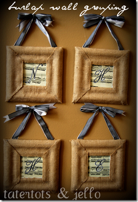 frames on the wall