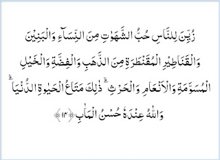 Al-Quran Surat Ali-Imran Ayat 14