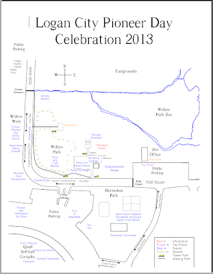 Here is Pioneer Day Venue Map for you to have an overview of what is going to occur on pioneer day. 