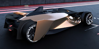 Nissan Ariya Single Seater Concept (2021) Rear Side