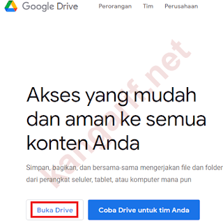 klik buka drive