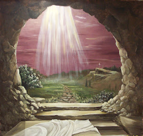 Empty tomb of Jesus Christ Wallpaper