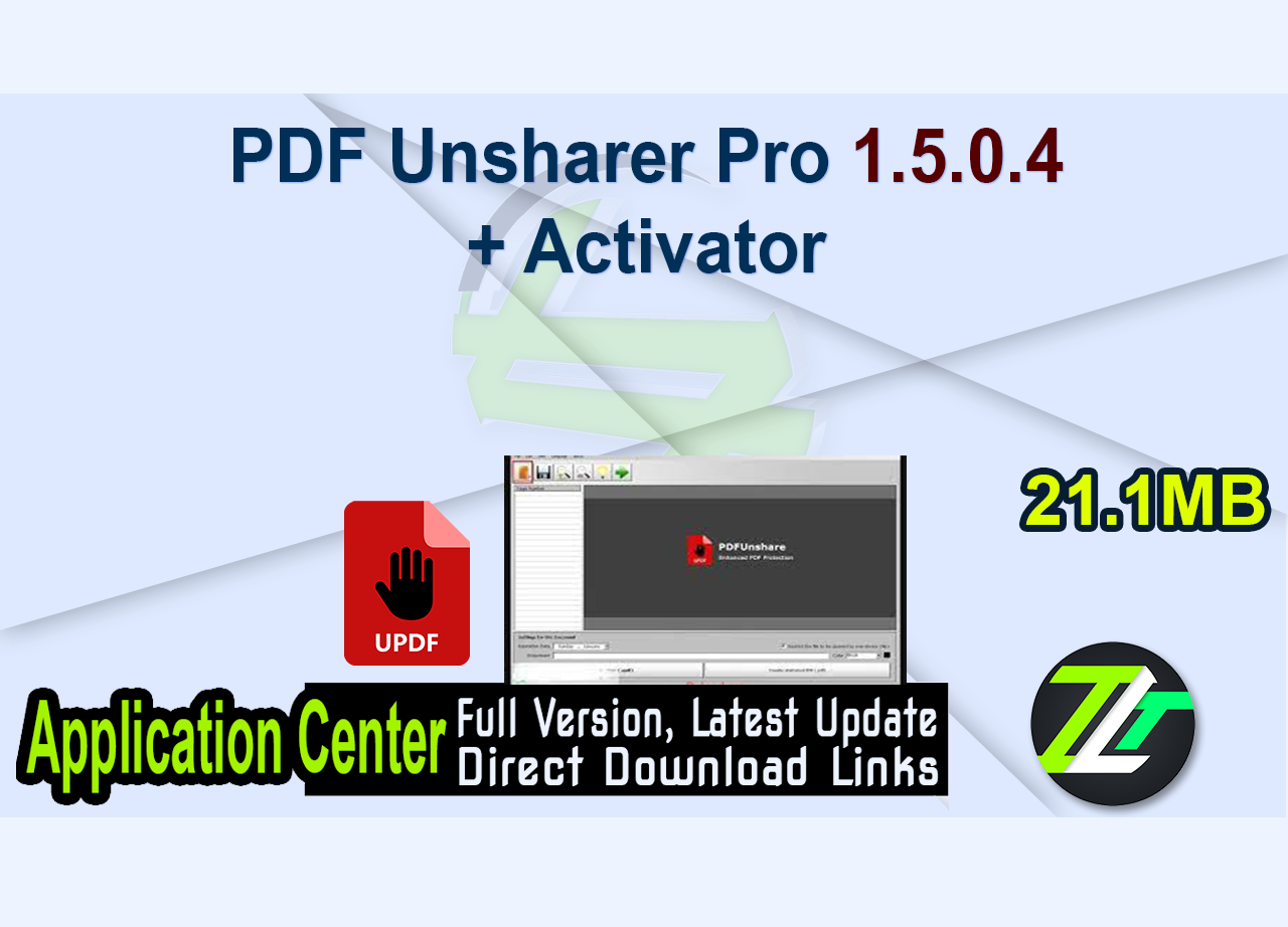 PDF Unsharer Pro 1.5.0.4 + Activator