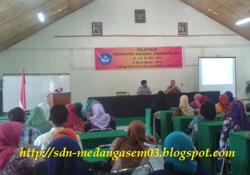 DIKLAT KURIKULUM 2013 DI HOTEL AGUSTA GARUT