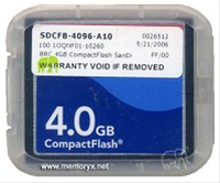 Flash Memory - 4GB  Speedy CompactFlash Card
