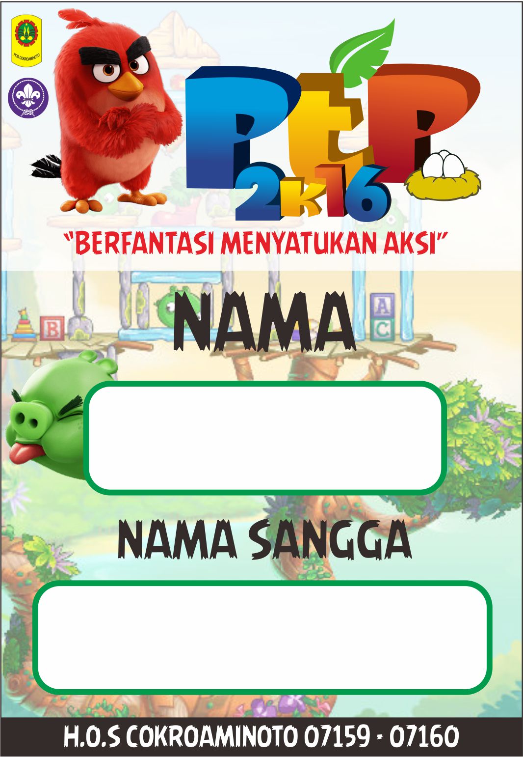 ID CARD PENERIMAAN TAMU PEGAK (PTP) #1 - HOSCOK