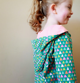 Sewing from Happy Homemade, Volume 2: Sew Chic Kids -- The Pull Over Parka (Pattern S) in Knit | The Inspired Wren