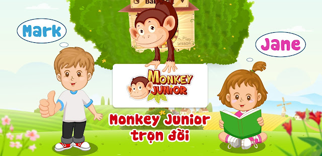 Monkey Junior là ứng dụng học ngôn ngữ cho trẻ em