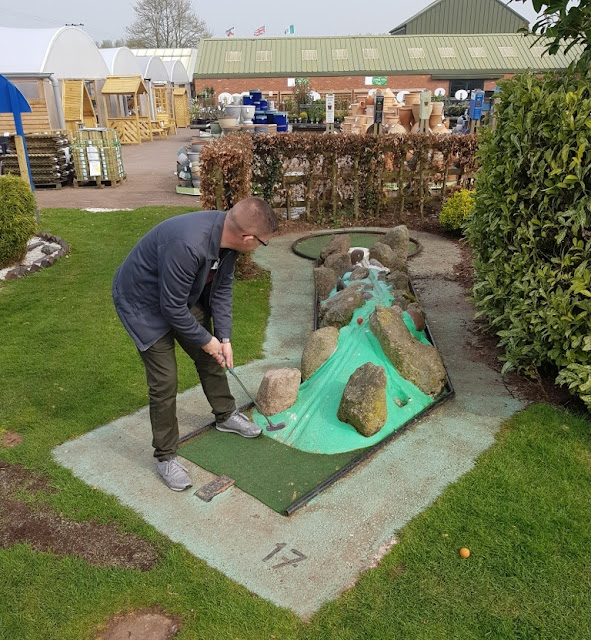 Crazy Golf at Fletchers Garden Centre in Eccleshall, Stafford