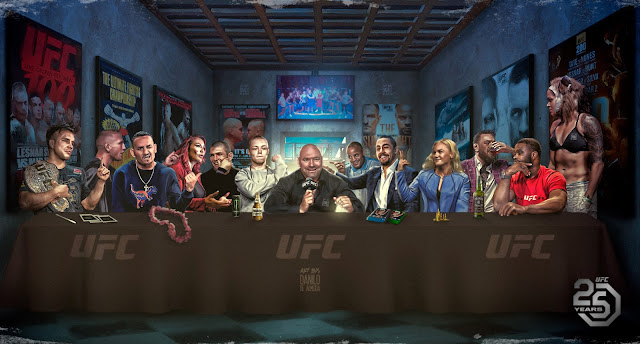 last supper parody art ufc 